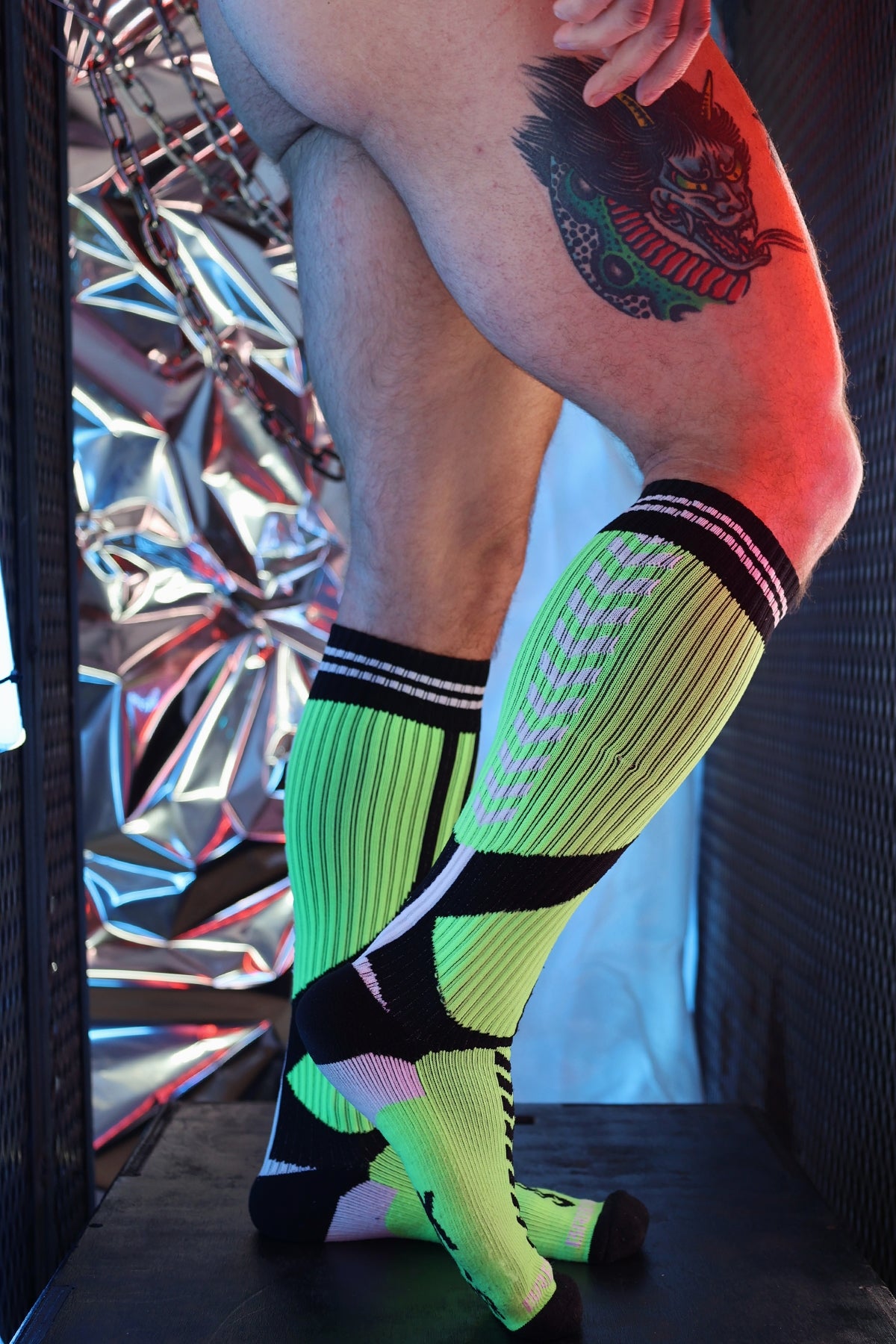 Breedwell Sucker Socks Neon Green