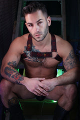 Breedwell Afterhours Bulldog Harness Fire