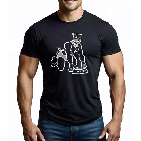 Ajaxx63 Pup Illustration T Shirt
