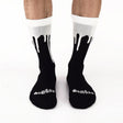 Asstricks Drip Socks Black White