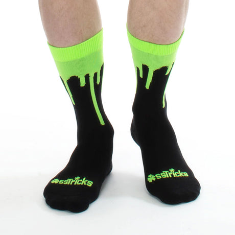 Asstricks Drip Socks Neon Green