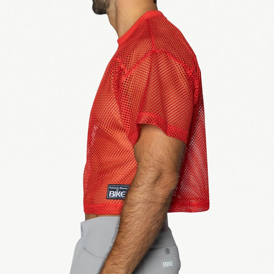 BIKE Short Sleeve Practice Jersey Bright Red