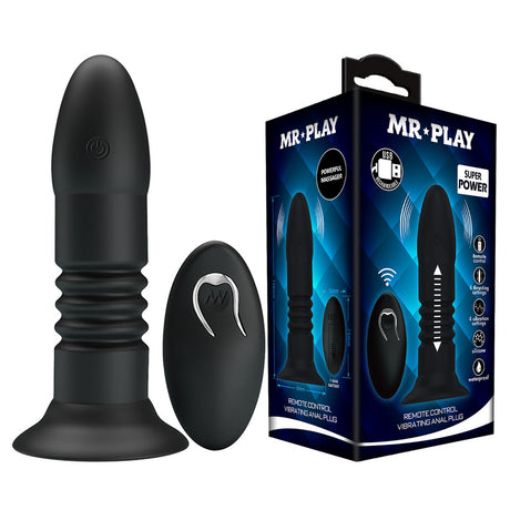 Mr Play Remote Thrusting Vibrating Anal Plug