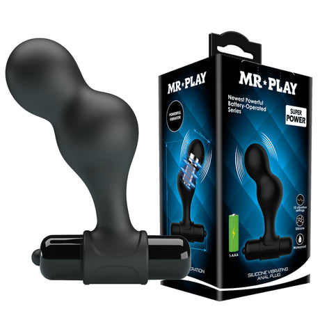 Mr Play Silicone Vibrating Anal Plug
