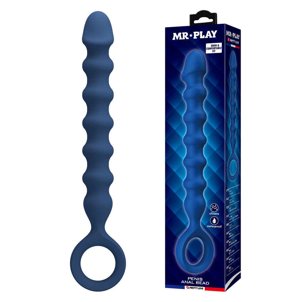 Mr Play Silicone Anal Beads 11.2 Inch