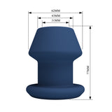 Mr Play Silicone Hollow Anal Plug Small