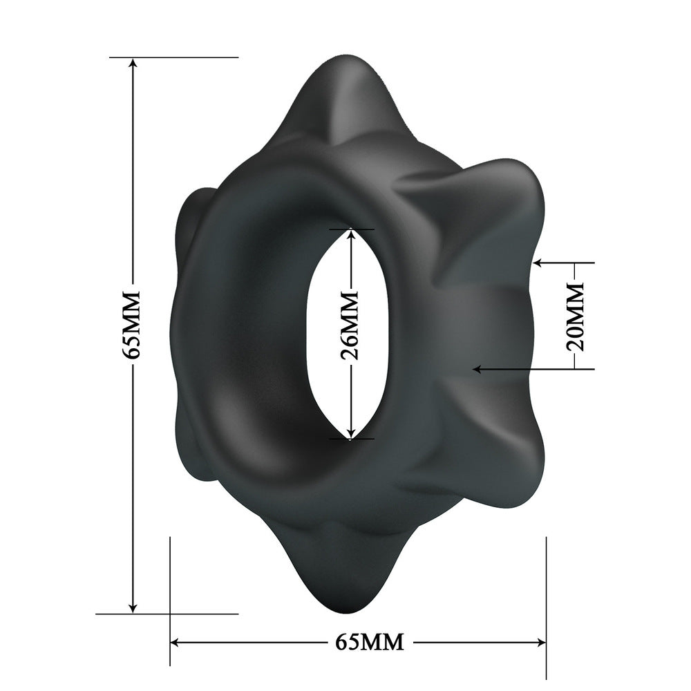 Crazy Bull Ultra-Soft Star Silicone Cock Ring