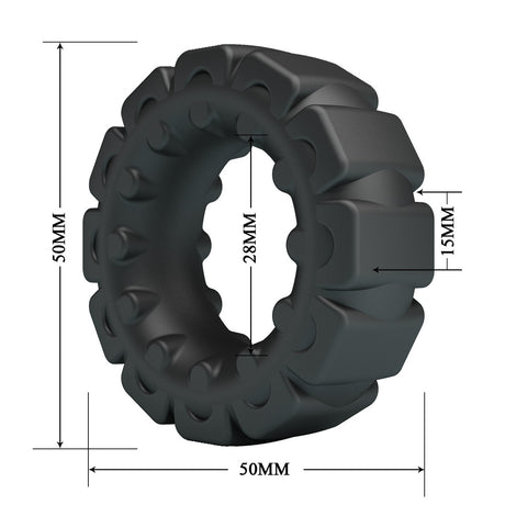Crazy Bull Ultra-Soft Truckt Silicone Cock Ring
