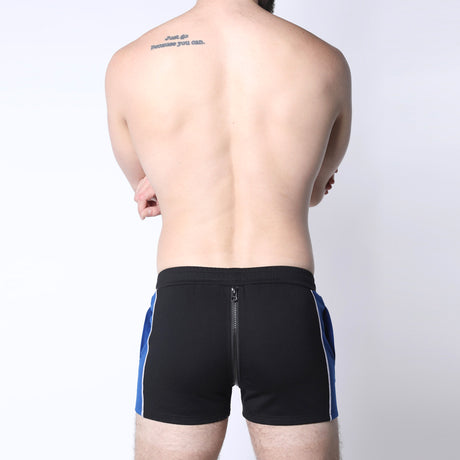 Cellblock 13 Field Goal Zipper Short Black Blue