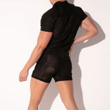 Code 22 Eclipse Embroidered Jumpsuit Black