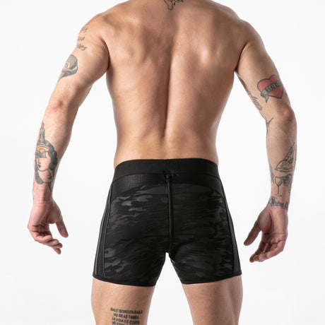 Locker Gear Full Access Military Fetish Short Black
