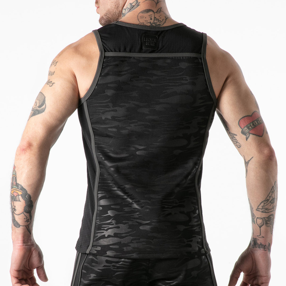 Locker Gear Full Access Military Tank Top Black