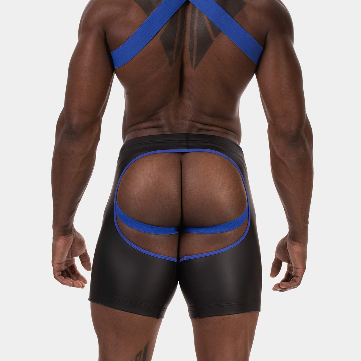 Barcode Berlin Chaps Short Jiho Black Royal