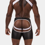 Barcode Berlin Chaps Short Jiho Black White