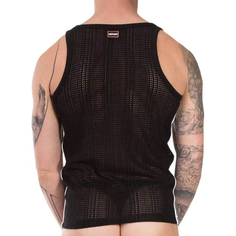 Barcode Berlin Tank Top Lilan Black White