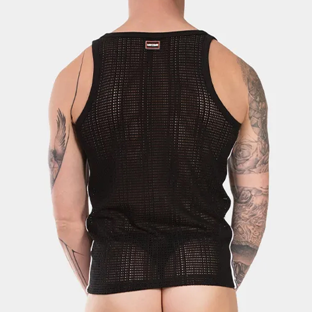 Barcode Berlin Tank Top Lilan Black Red