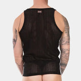 Barcode Berlin Tank Top Lilan Black Red