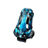 LOCK4D Creature Series Chastity Cage Blue Large