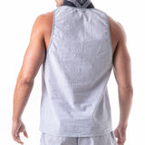 Leader Leisure Stripe Tank Top Blue