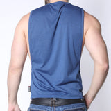 Cellblock 13 Field Goal 13 Muscle Tank Blue
