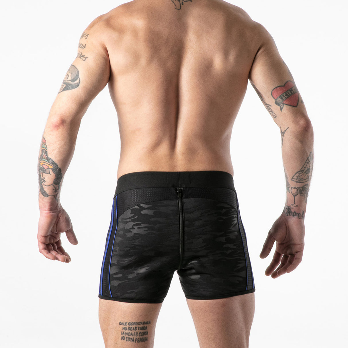 Locker Gear Full Access Military Fetish Short Blue