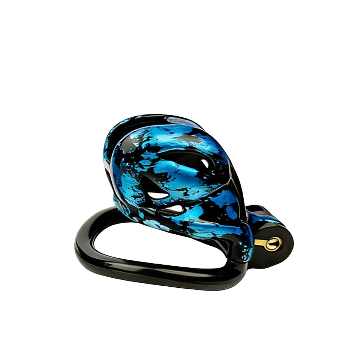 LOCK4D Creature Series Chastity Cage Blue Small