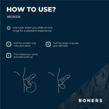 Boners Silicone Cock Ring & Ball Stretcher