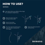 Boners Cock Ring & Ball Stretcher