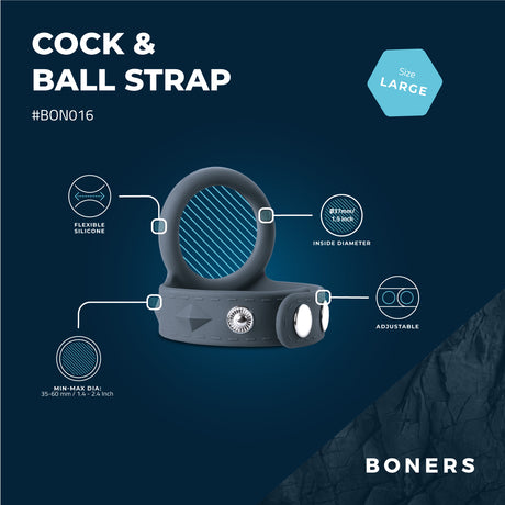 Boners Cock & Ball Strap Large