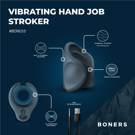 Boners Vibrating Handjob Stroker