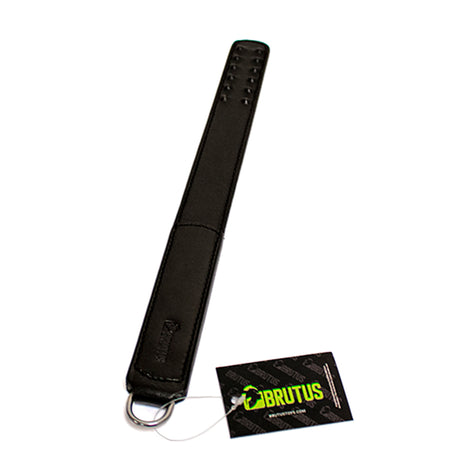 BRUTUS Leather Punisher Studded Paddle