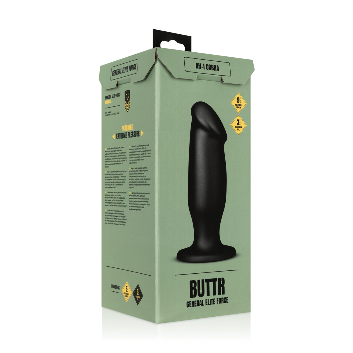 BUTTR AH-1 Cobra Butt Plug 10 Inch