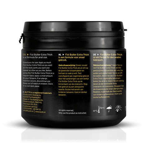 BUTTR Fisting Balm Extra Thick 500ml