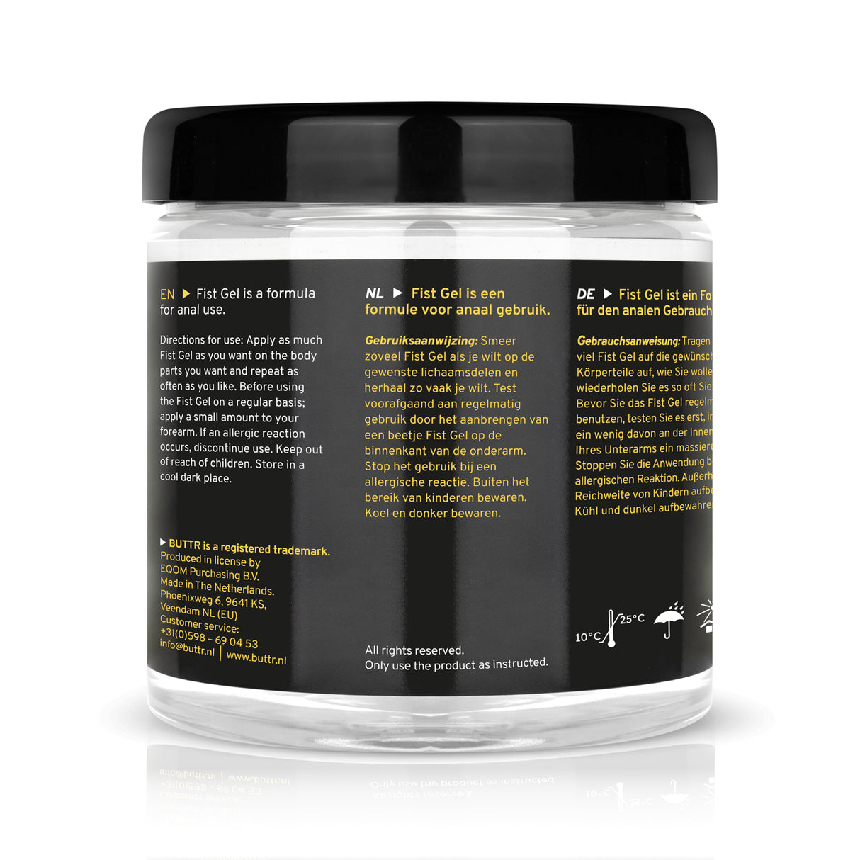 BUTTR Fisting Gel Non-Sticky 500ml