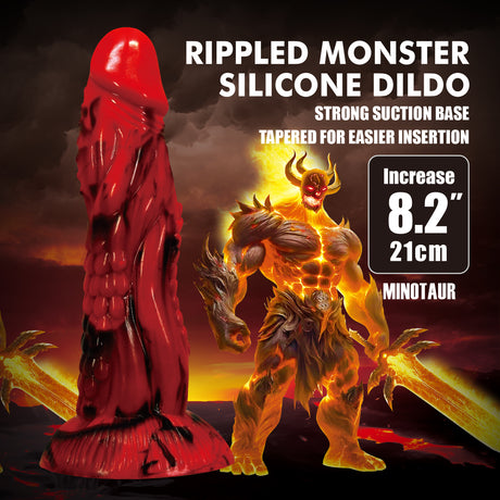 Creature Cocks Minotaur Silicone Dildo 8.2 Inch