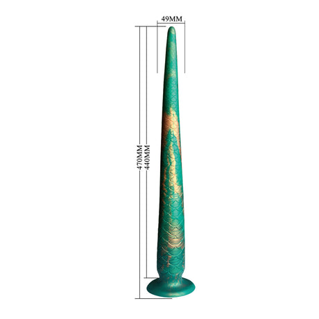 Creature Cocks Verdant Titan Snake Tail Anal Plug 18.5 Inch