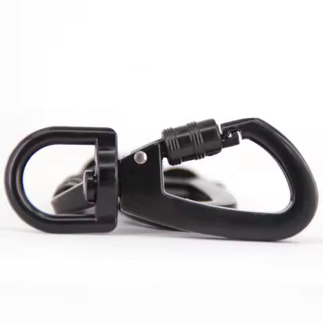 BOUND Bondage Locking Carabiner Swivel Rings 2 Pack Black
