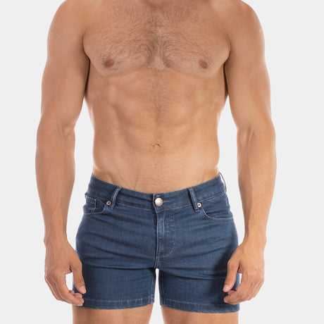 Barcode Berlin 5 Pocket Denim Short Jack Light Blue