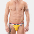 Barcode Berlin Backless Brief Maxime Yellow White
