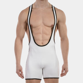 Barcode Berlin Backless Singlet Versos White Black