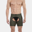 Barcode Berlin Chaps Short Jiho Army Black