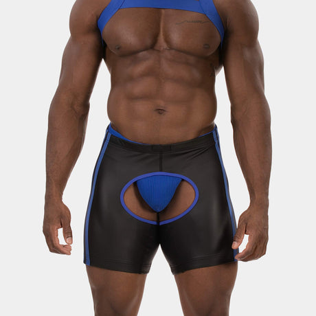 Barcode Berlin Chaps Short Jiho Black Royal