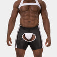 Barcode Berlin Chaps Short Jiho Black White