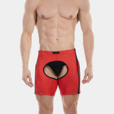 Barcode Berlin Chaps Short Jiho Red Black