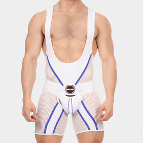 Barcode Berlin Chaps Singlet Krish White Royal