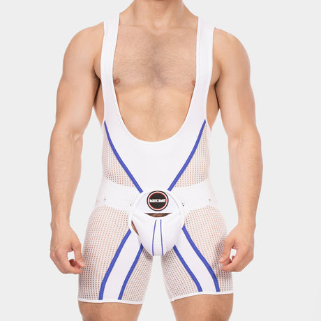 Barcode Berlin Chaps Singlet Krish White Royal