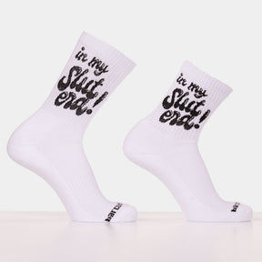 Barcode Berlin Fun Socks In My Slut Era White Black
