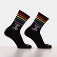 Barcode Berlin Gym Socks Love Is Love Black
