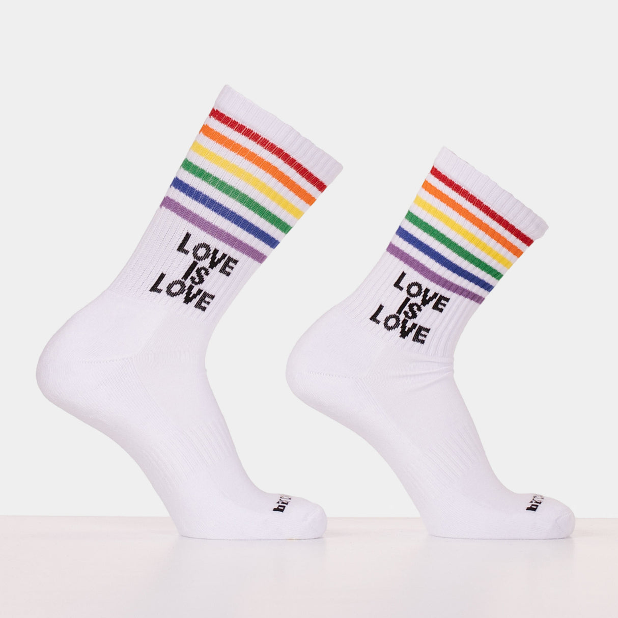 Barcode Berlin Gym Socks Love Is Love White