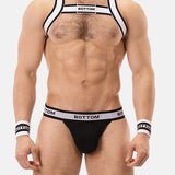 Barcode Berlin Jockstrap BOTTOM Black White